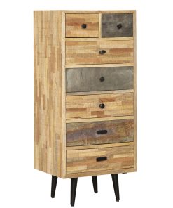 INTERIA Home & Living Kommode 110cm YAMUNA Sideboard Schrank Holz Highboard
