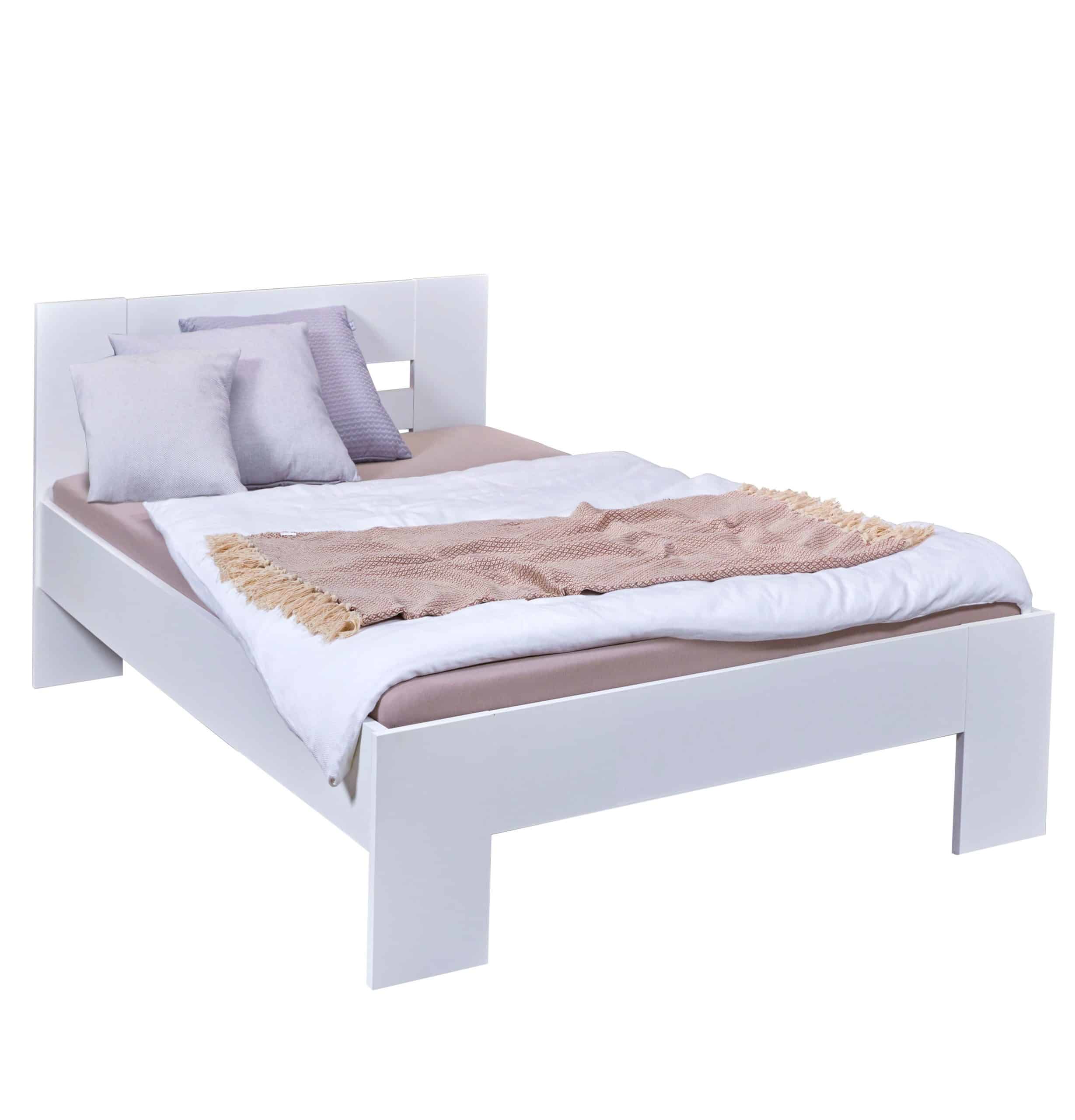 Inter Link Bettgestell Annik 90x200 cm - versch. Ausführungen - Weiss