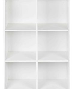 Inter Link Bücherregal Nuoro 6 Fächer - Weiss