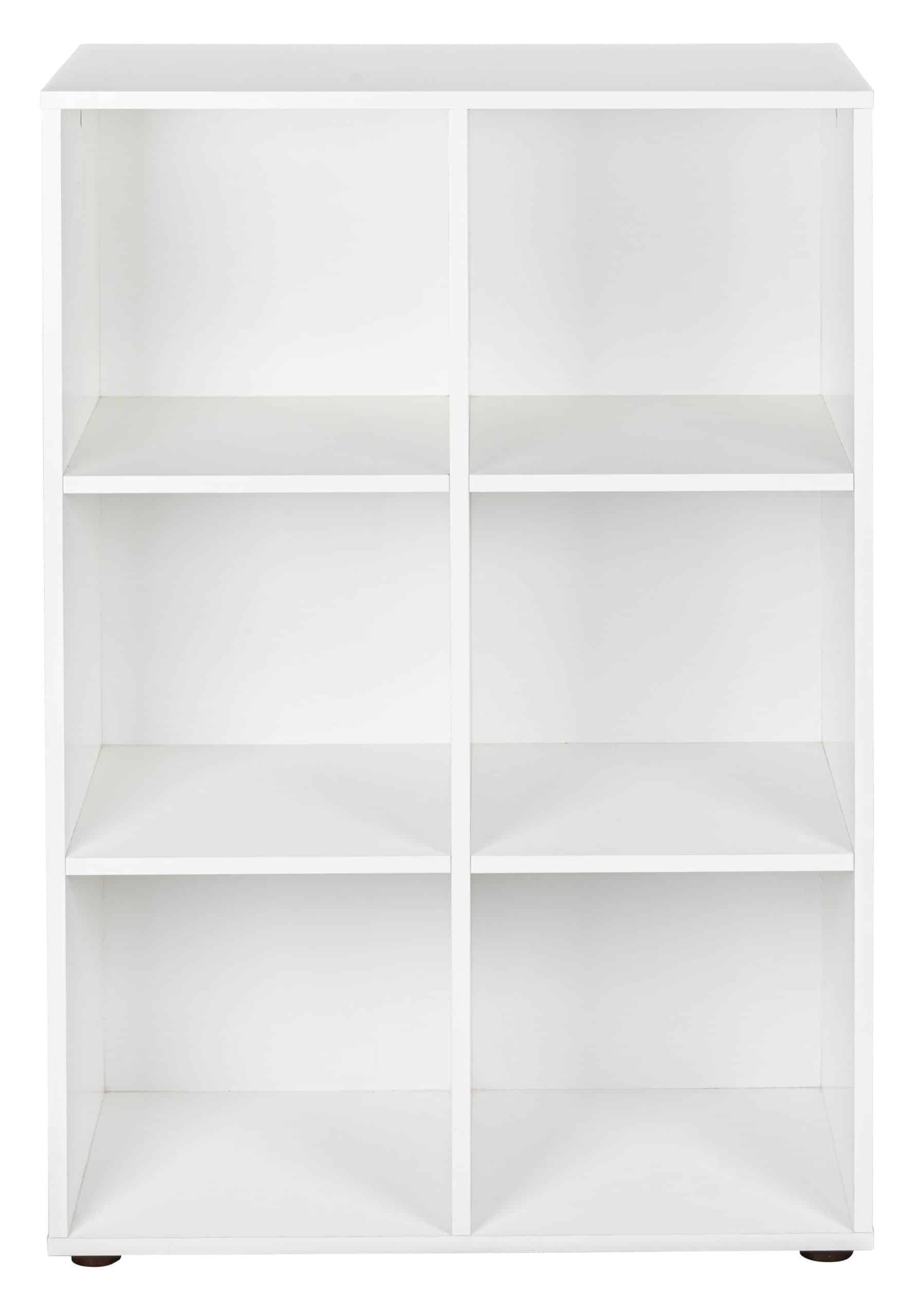 Inter Link Bücherregal Nuoro 6 Fächer - Weiss