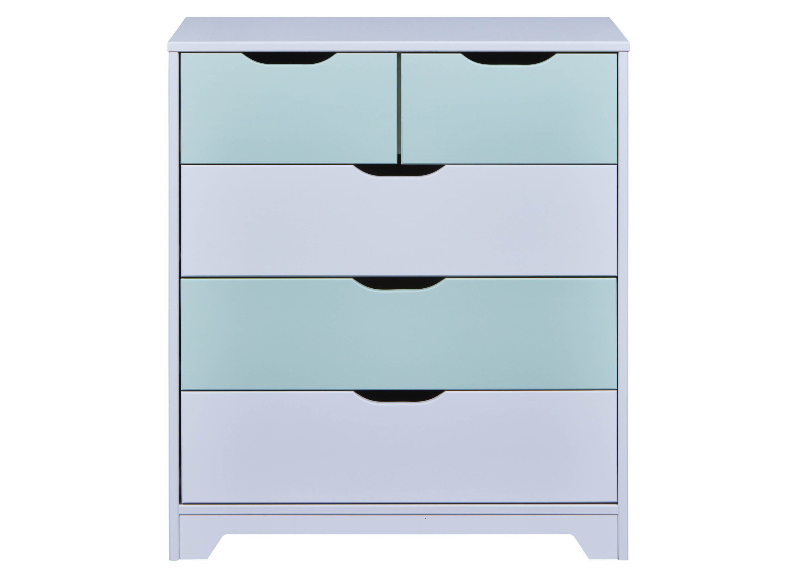 Inter Link Kommode Prati - Hellgrau und Salbeigrün