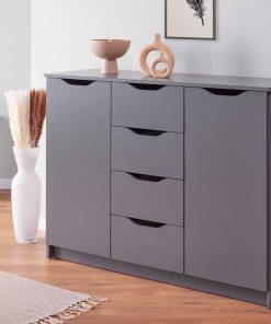 Inter Link Kommode Sideboard Silenzia in grau