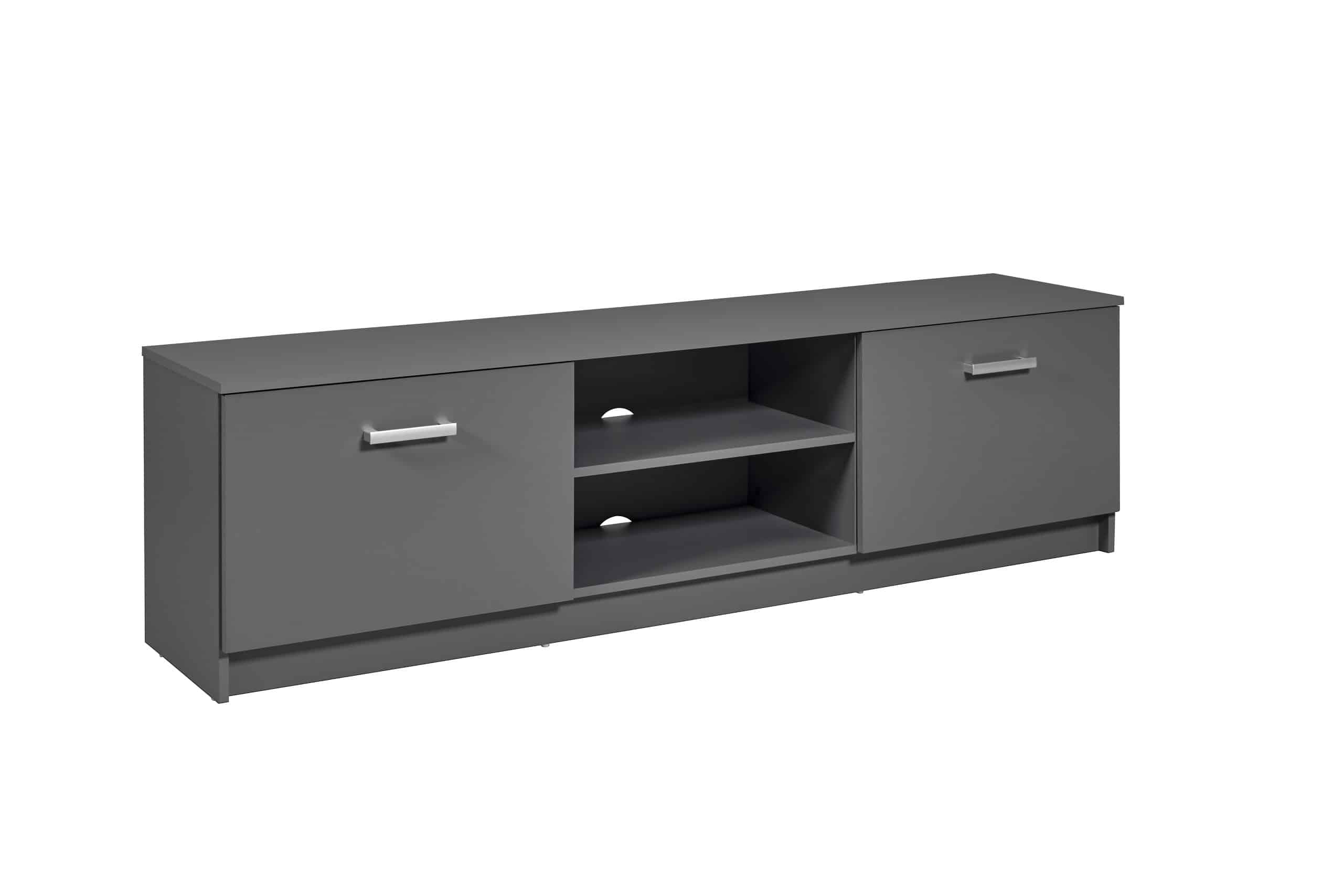 Inter Link Lowboard TV Möbel Kommode Elenzio in grau