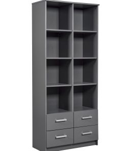 Inter Link Regal Elenzio 4 Schubladen grau