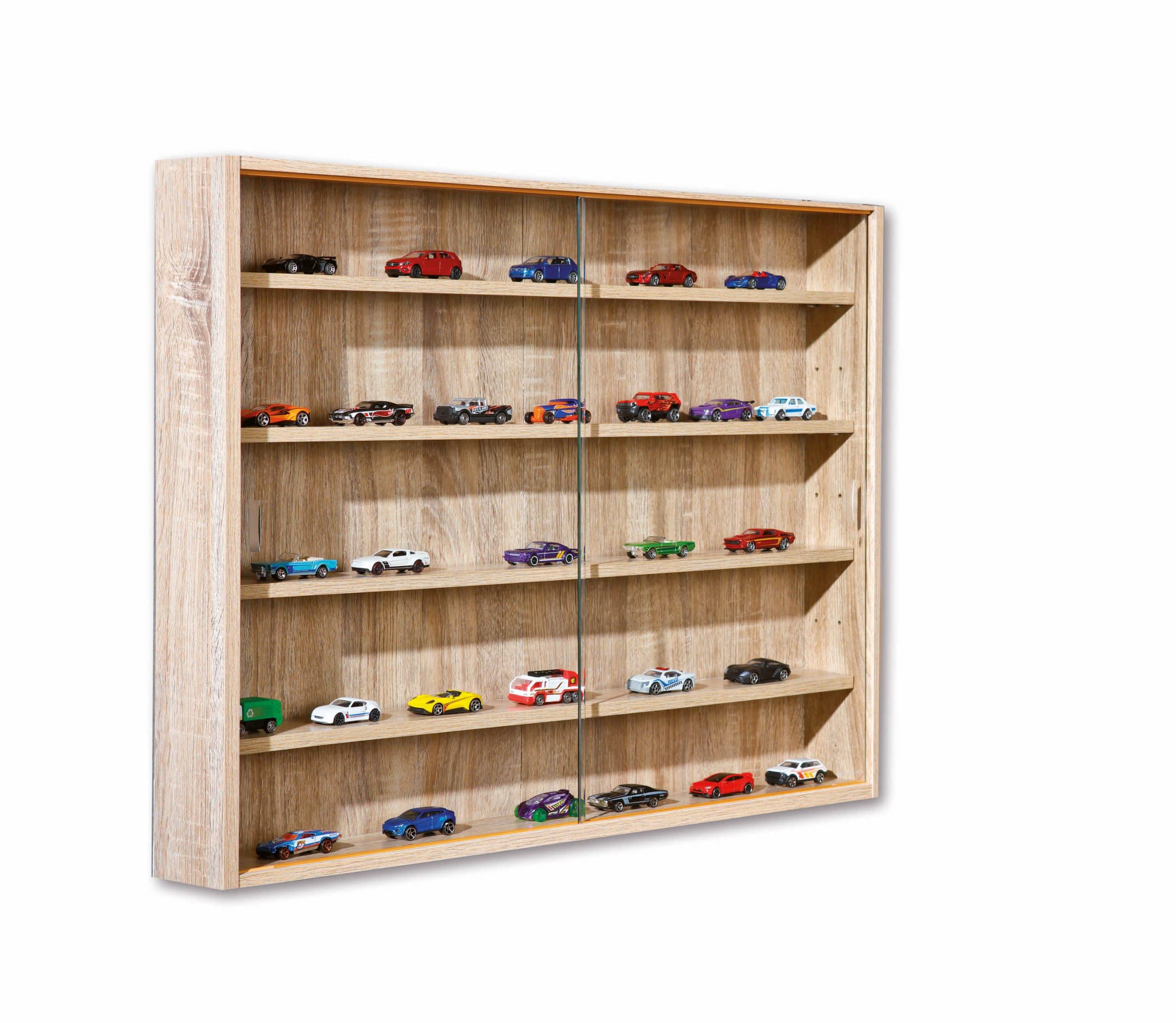 Inter Link Sammlervitrine Gewürzschrank Hängevitrine Wandregal Collecty - Eiche Nachbildung