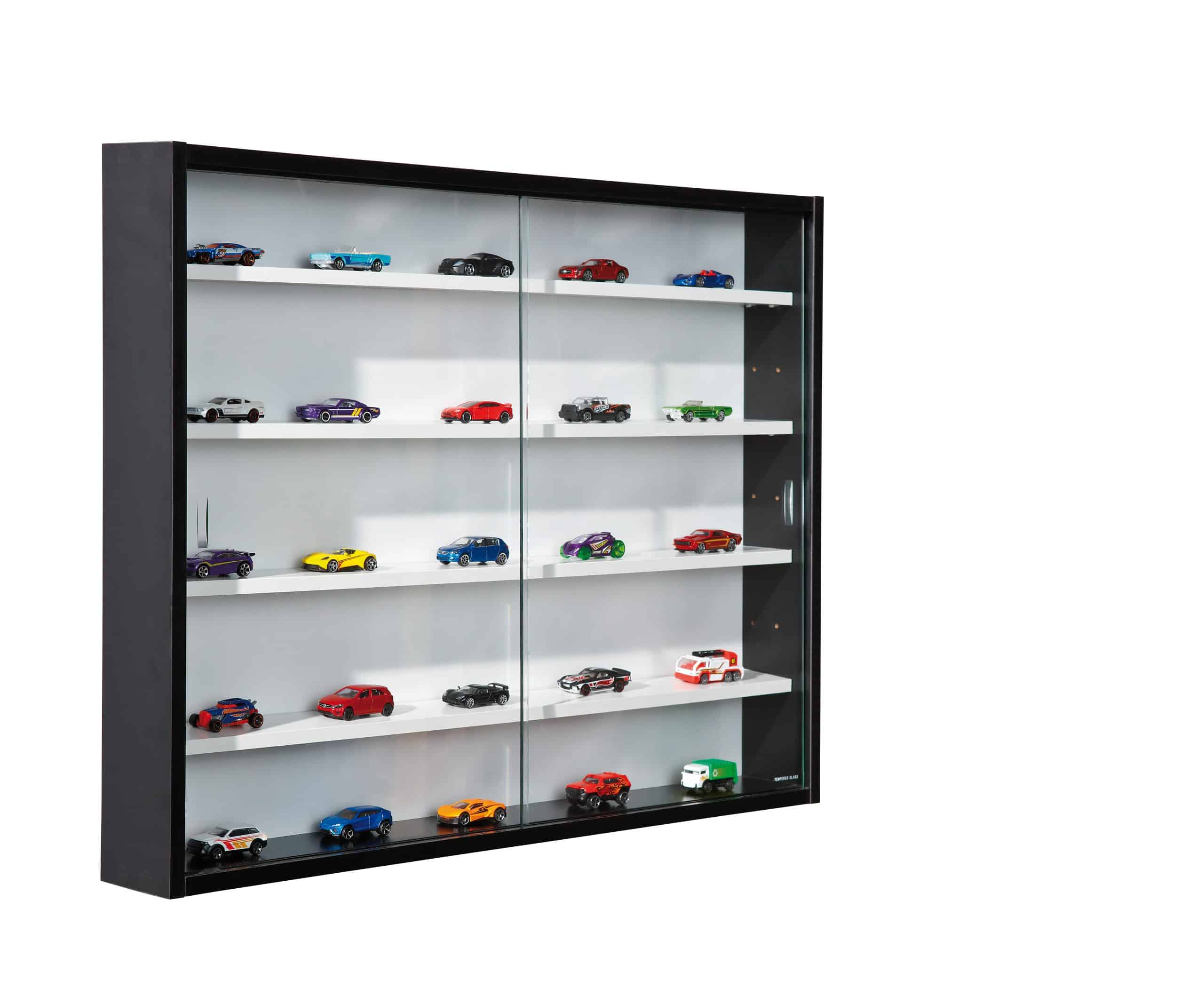 Inter Link Sammlervitrine Gewürzschrank Hängevitrine Wandregal Collecty - Schwarz/Weiß