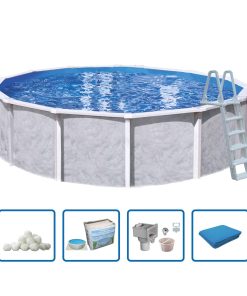 Interhiva Diana Aufstellbeckenset Rundform Ø 360 x 132 cm