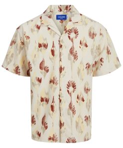 Jack & Jones Hemd JEFF JACQUARD Kurzarmhemd