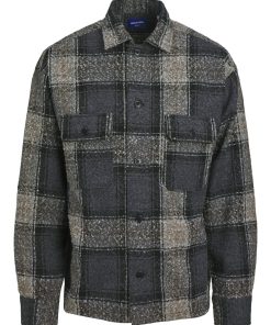 Jack & Jones Hemd ROXBURY BOUCLE Langarmhemd