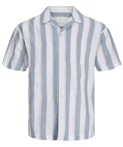 Jack & Jones Hemd SUMMER STRIPE RESORT Kurzarmhemd