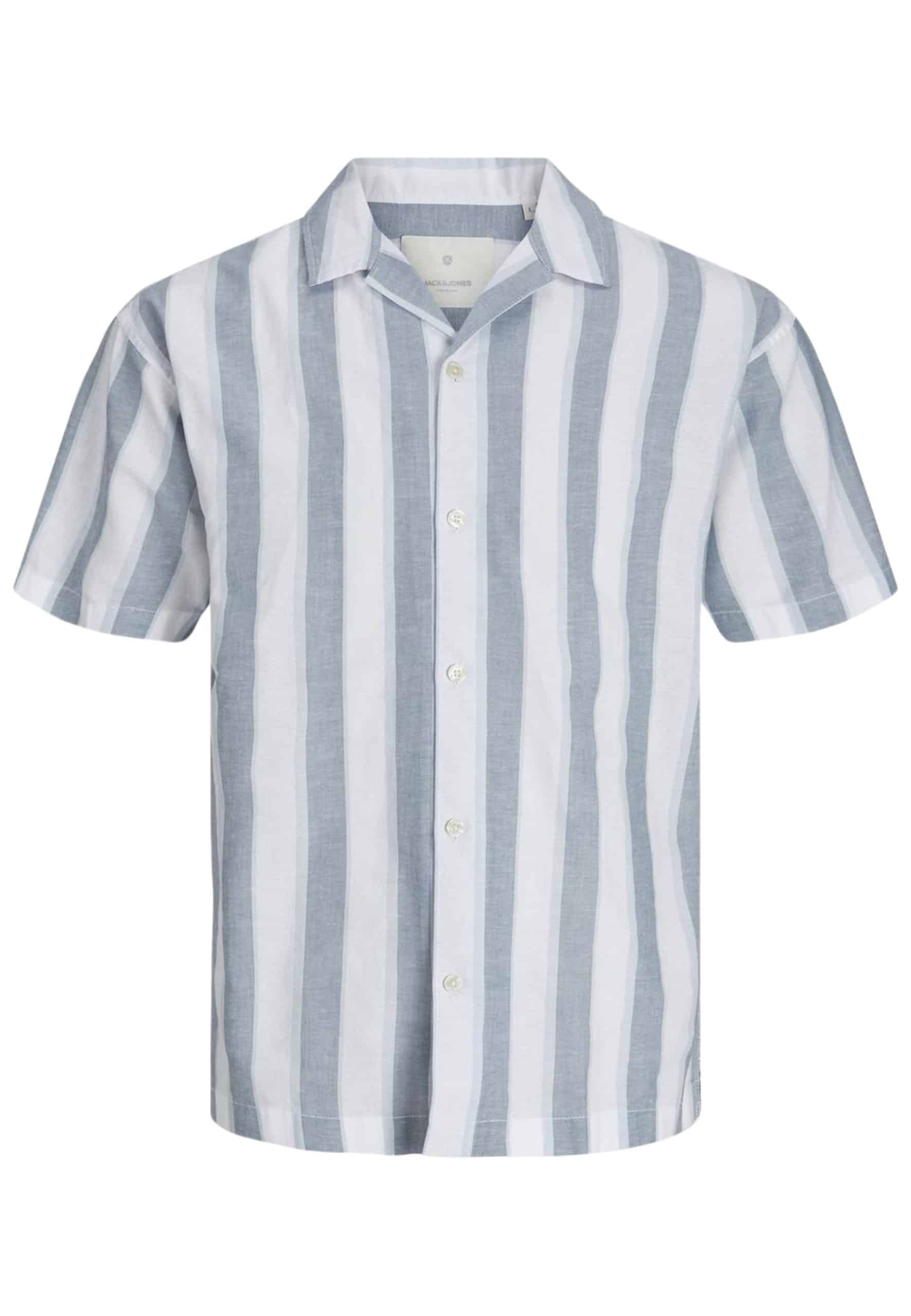 Jack & Jones Hemd SUMMER STRIPE RESORT Kurzarmhemd