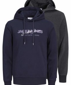 Jack & Jones Hoodie Alvis Kapuzenpullover Doppelpack