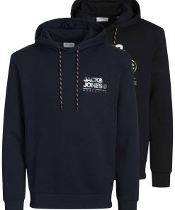 Jack & Jones Hoodie Luke Kapuzenpullover Doppelpack