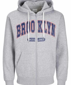 Jack & Jones Jacke BRADLEY VARSITY Kapuzensweatjacke