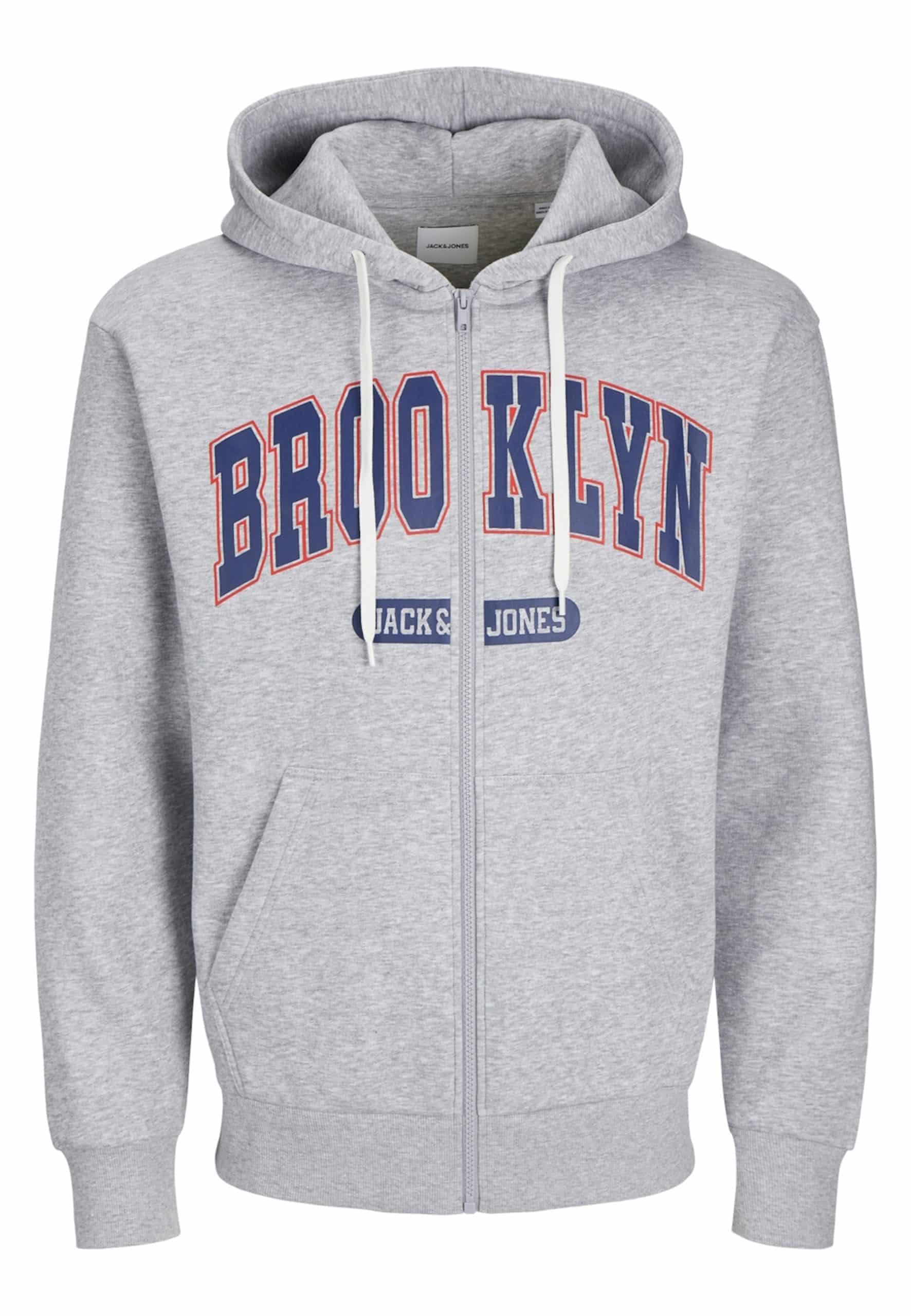 Jack & Jones Jacke BRADLEY VARSITY Kapuzensweatjacke