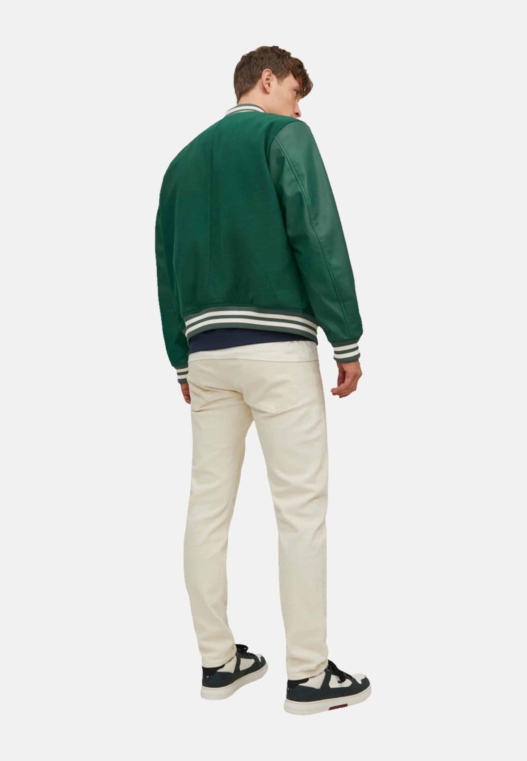 Jack & Jones Jacke Baseballjacke COLLEGE BOMBER JACKET mit geknöpfter Vorderseite und praktischen Seitentaschen