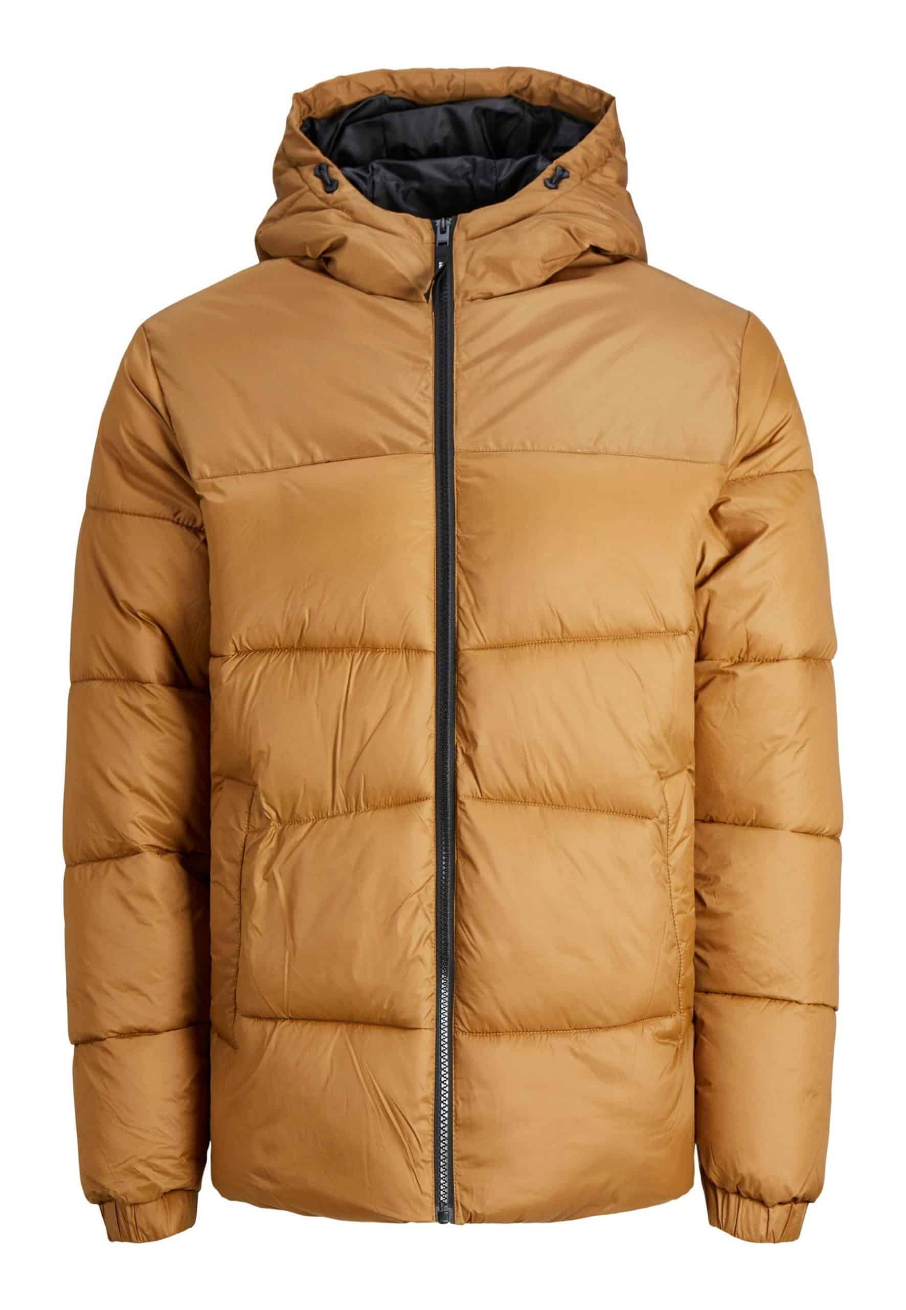 Jack & Jones Jacke Gefütterte Pufferjacke mit Kapuze und seitlichen Eingrifftaschen