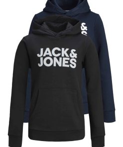 Jack & Jones Junior Hoodie CORP LOGO Kapuzensweatshirt Doppelpack