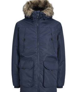 Jack & Jones Parka CONSTRUCT lange Jacke