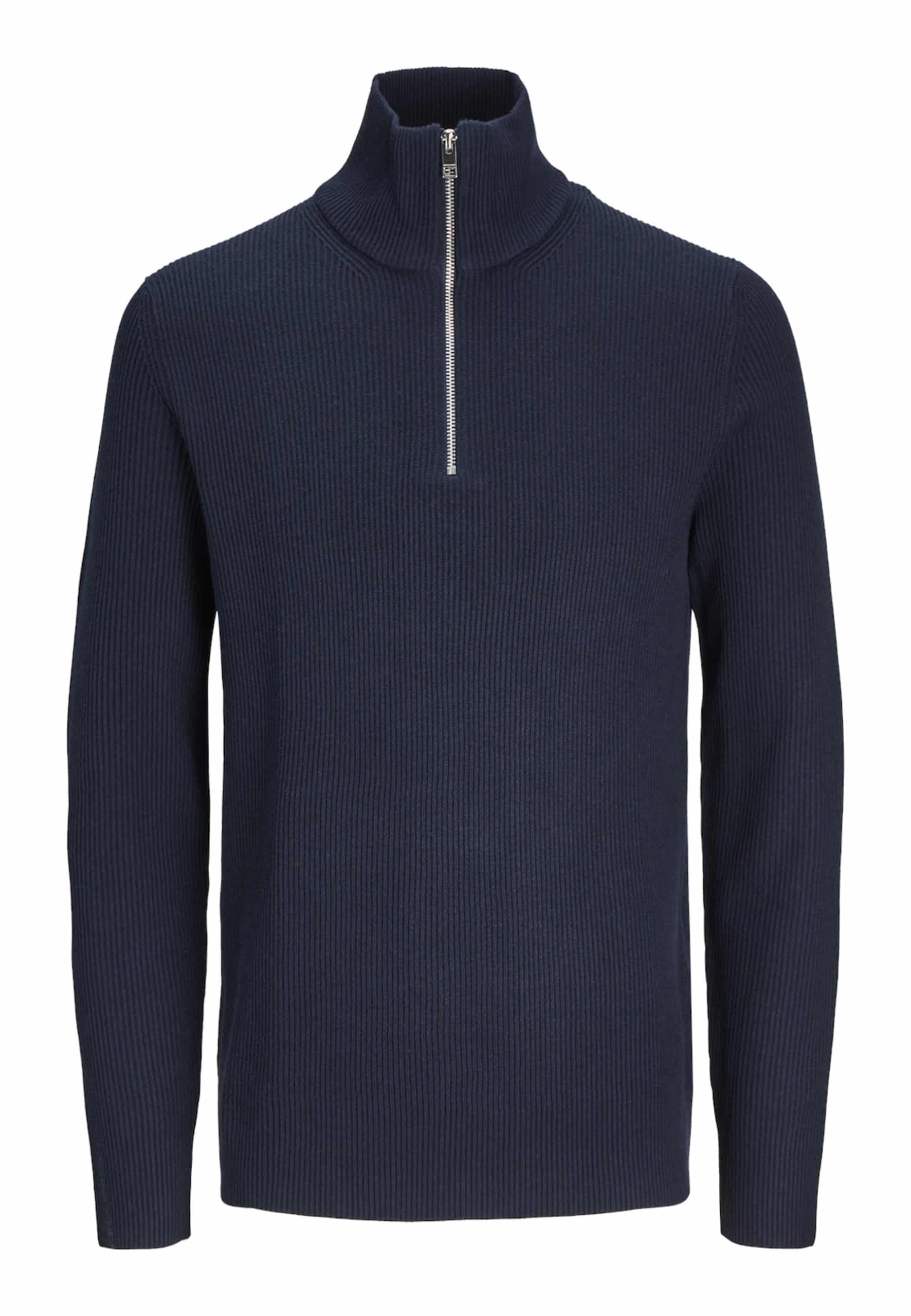 Jack & Jones Pullover PERFECT Strickpullover Troyer