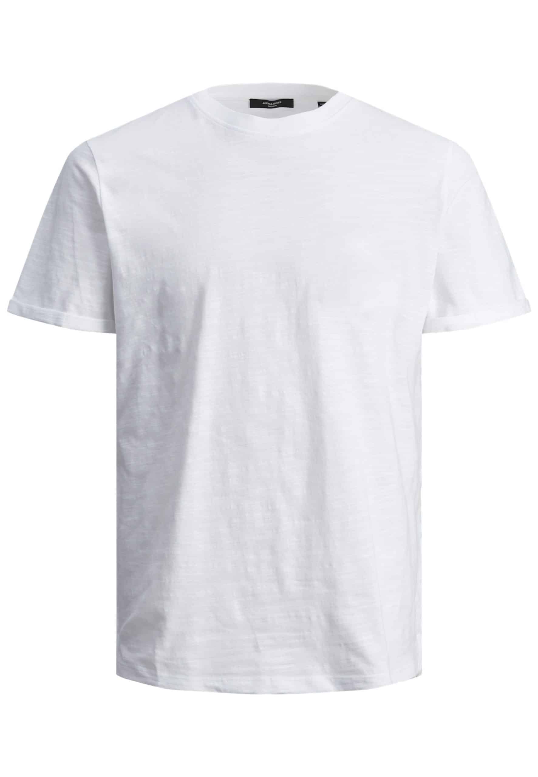 Jack & Jones Shirt T-Shirt mit Rundhalsausschnitt JPRBLATROPIC SOLID SS TEE CREW NECK
