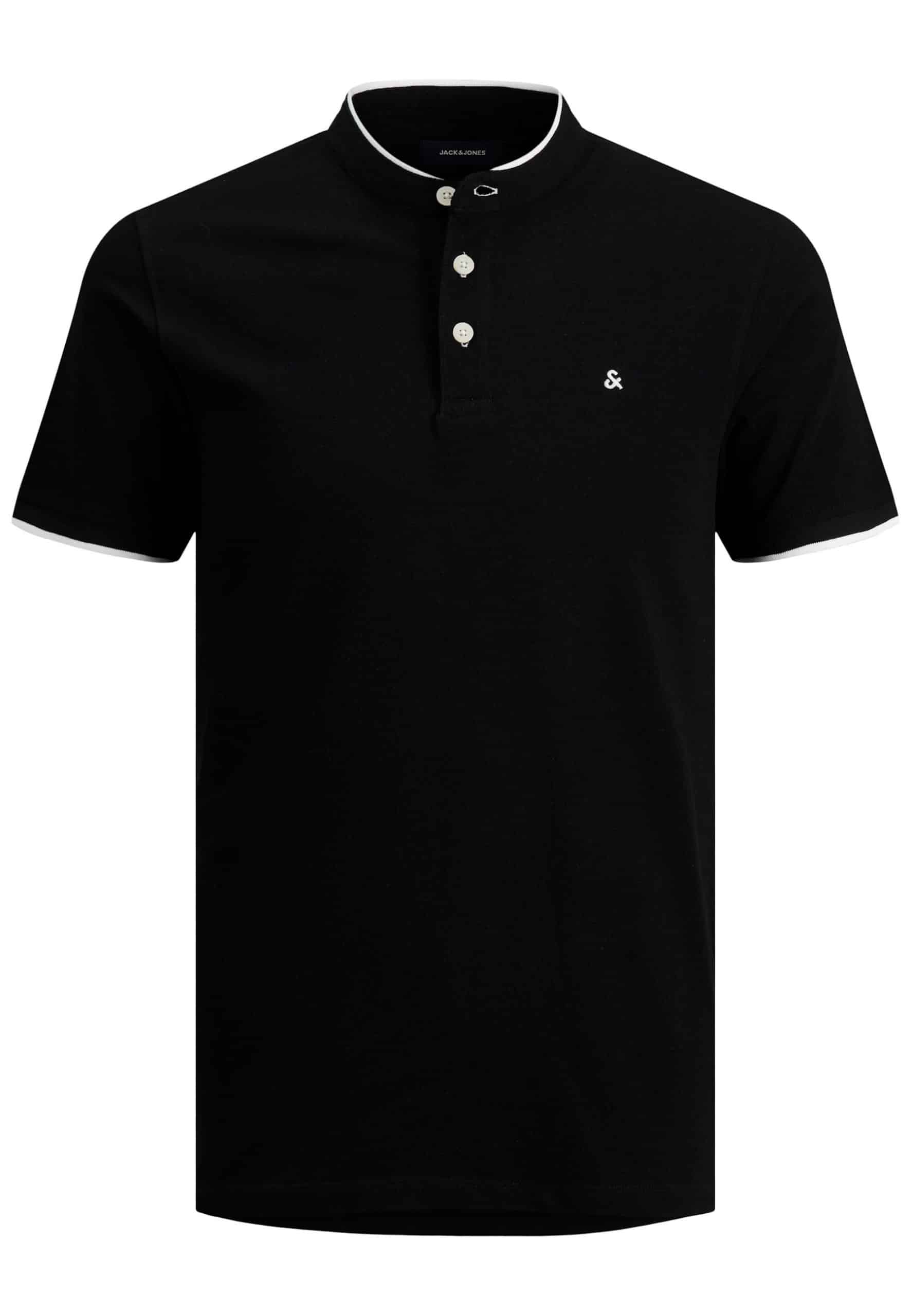 Jack & Jones Shirt T-Shirt mit Stehkragen JJEPAULOS MAO POLO