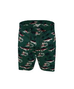 Jack & Jones Shorts Kurze Hose JPSTJEFF JJJOGGER SHORTS XMAS AKM mit Tunnelzug und Print-Motiv