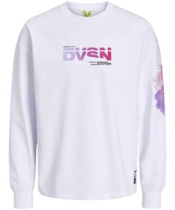 Jack & Jones Sweatshirt Digital Pullover ohne Kapuze