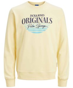 Jack & Jones Sweatshirt Palma Branding Pullover ohne Kapuze
