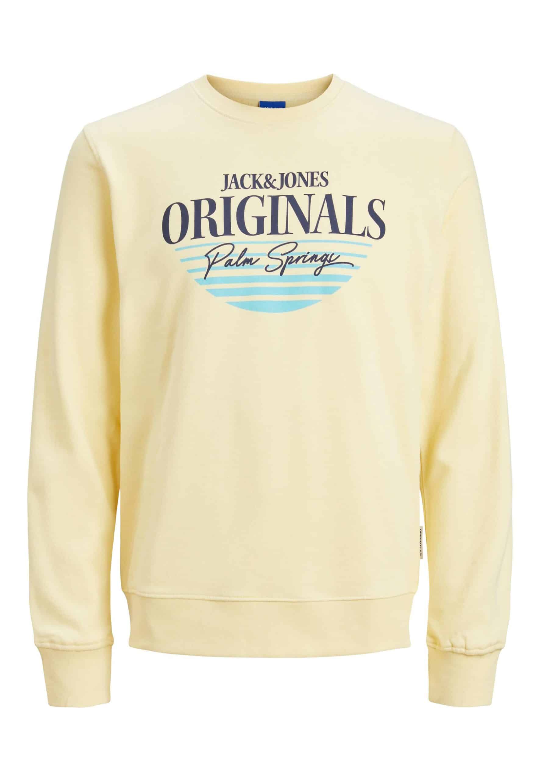 Jack & Jones Sweatshirt Palma Branding Pullover ohne Kapuze