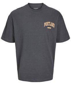 Jack & Jones T-Shirt BRADLEY VARSITY BACK TEE Kurzarmshirt