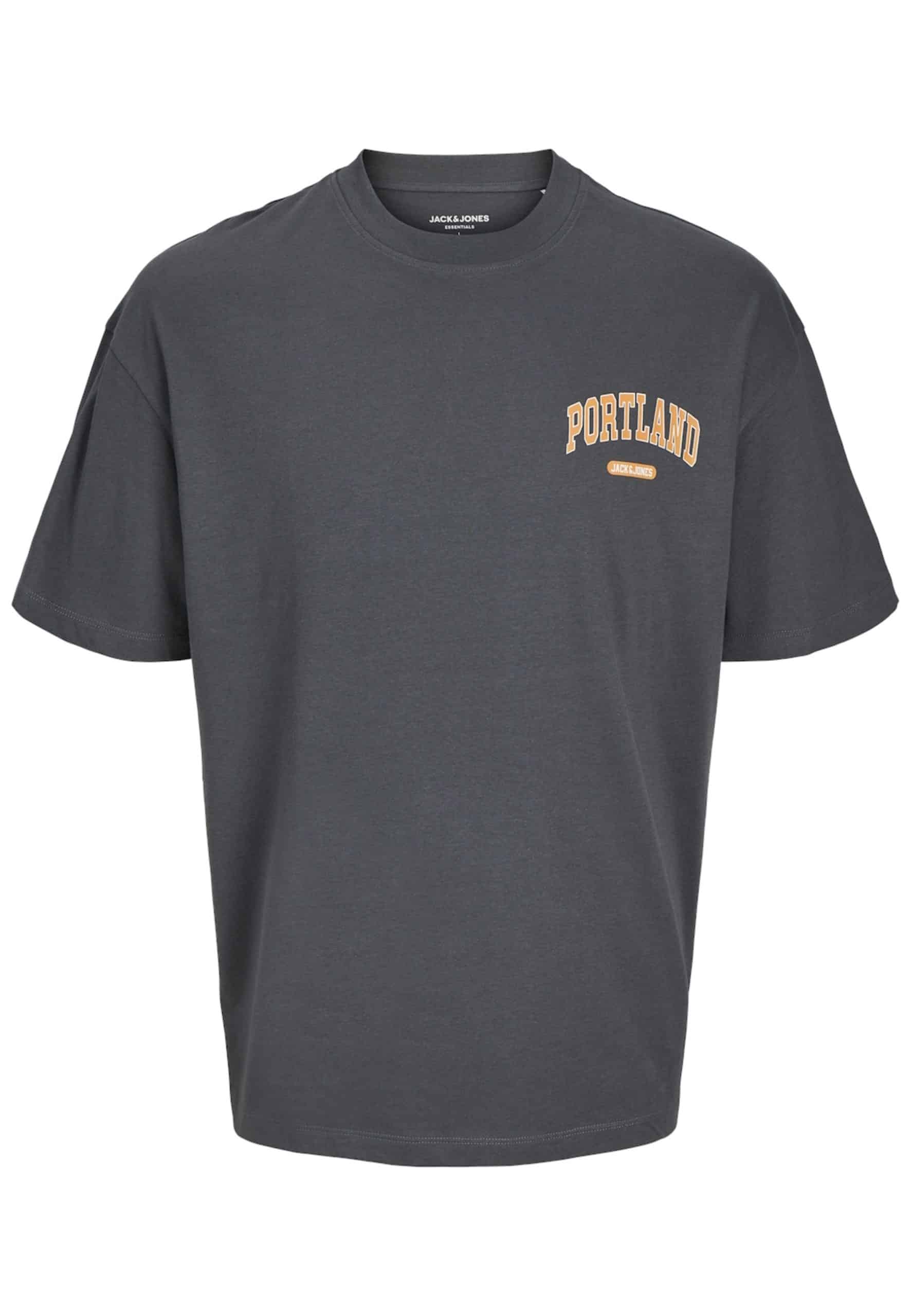 Jack & Jones T-Shirt BRADLEY VARSITY BACK TEE Kurzarmshirt