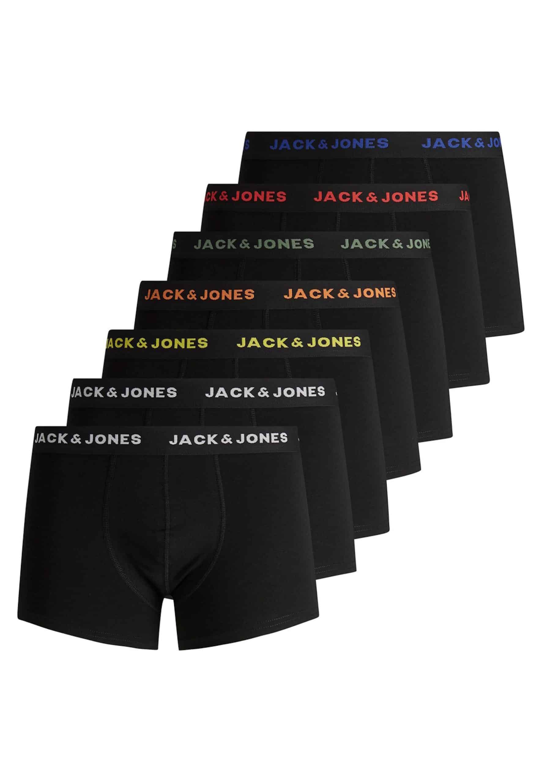 Jack & Jones Trunk Unterhosen Trunks 7 Pack Unterhosen Shorts JACBASIC