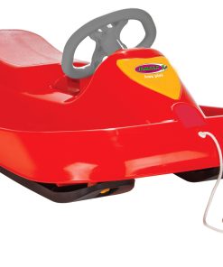 Jamara Snow Play Bob Ralley 100 cm rot mit Lenkrad und Bremse