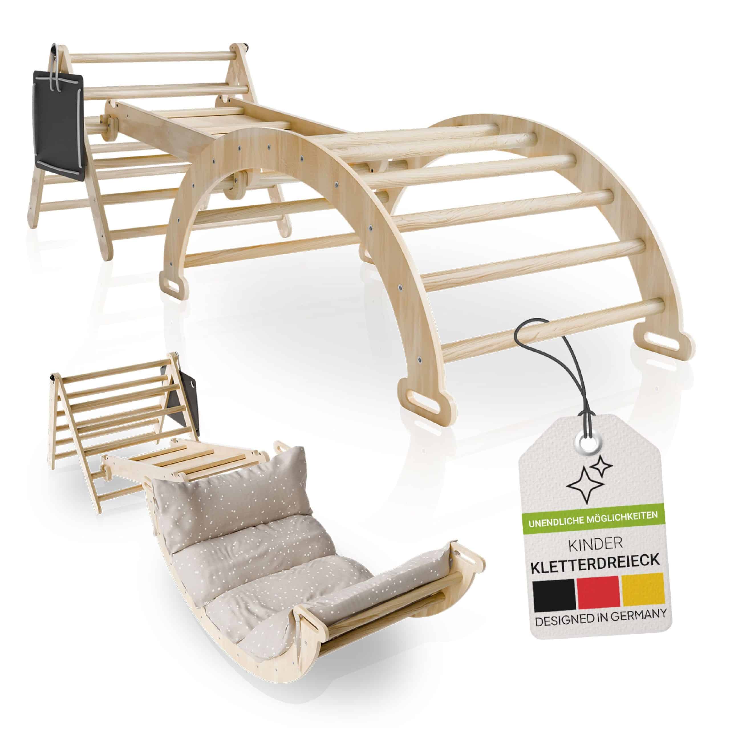 Juskys Kletterdreieck Movario Klein - Indoor Klettergerüst