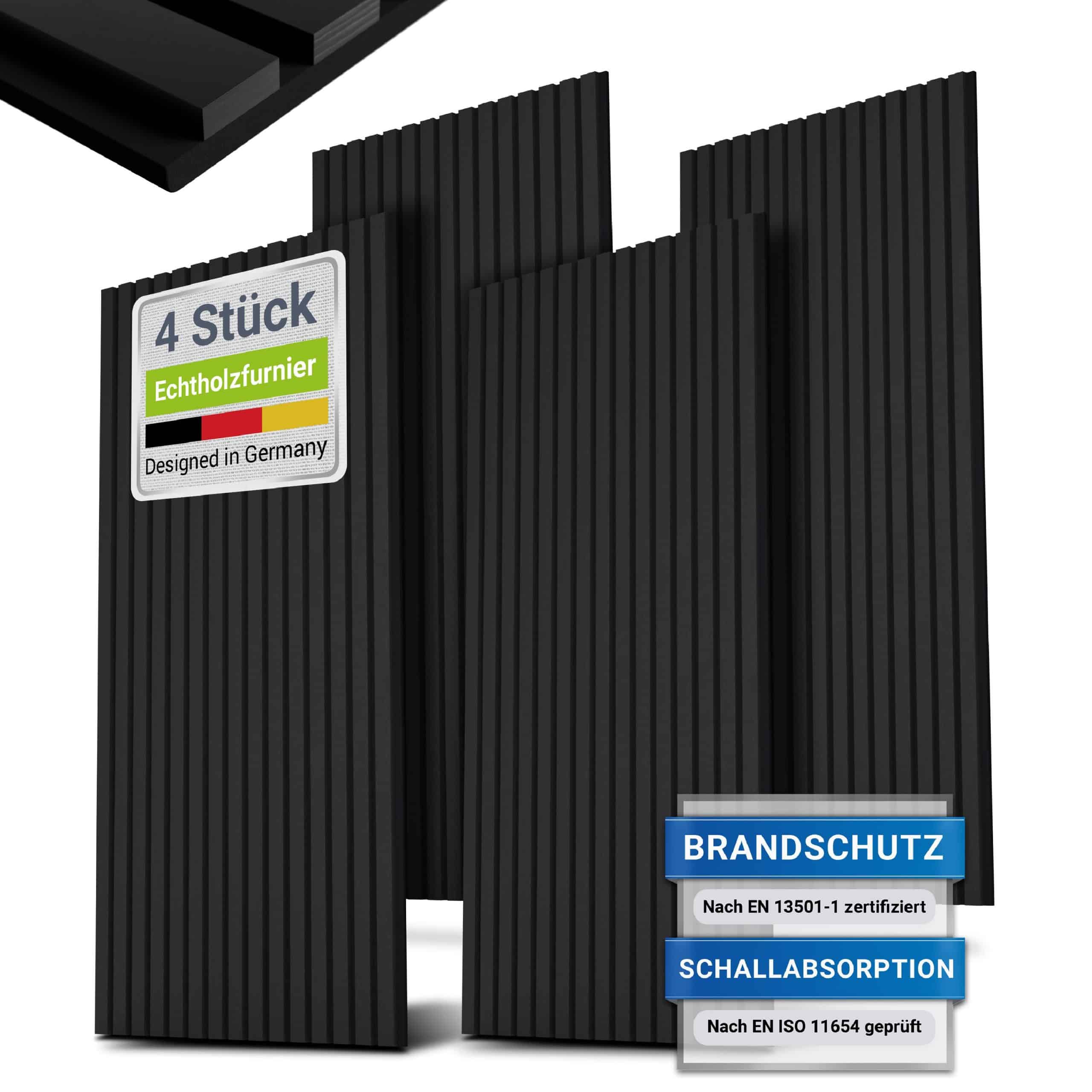 Juskys Wandpaneele Akustik 4er Set 2