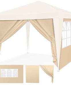 KESSER® 2X Seitenwand für Pavillon 3x3m - Faltpavillon Pop Up   klappbar   platzsparend   verstaubar