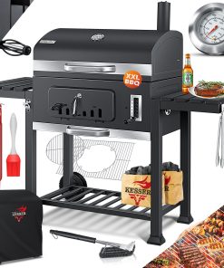 KESSER® Grill Grillwagen XXL Holzkohlegrill mit Deckel