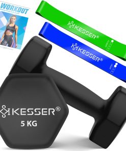KESSER® Hanteln Hantelset 2er Set  2kg - 5kg farbig
