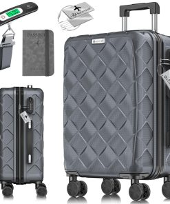 KESSER® Reisekoffer   Koffer ABS Hartschalenkoffer mit Zahlenschloss