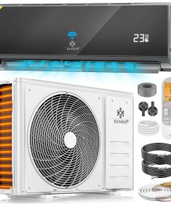 KESSER® Split Klimaanlage Set Quick Connect 9000 / 12000 BTU  – WiFi & App Klimagerät mit Heizfunktion & Kühlmodus Wandklimaanlage