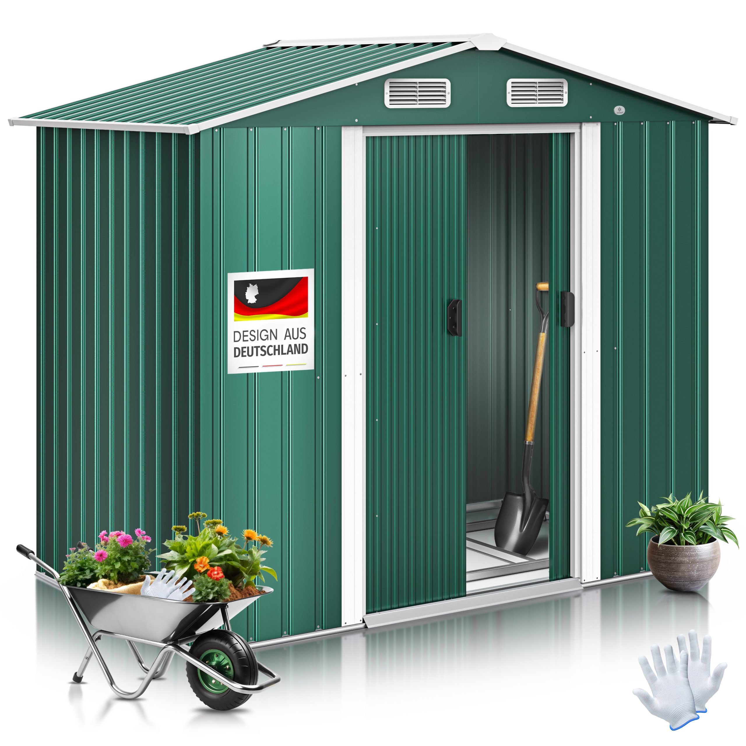 KESSER® XL Metall Gerätehaus 4