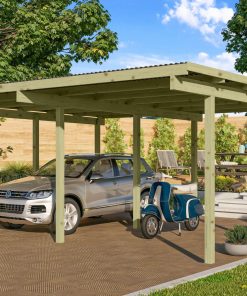 Karibu Doppelcarport  "Twin Carport One" KDI