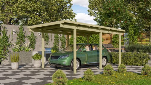 Karibu Einzelcarport  "Solo Carport One" KDI