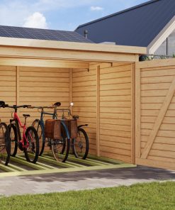 Karibu Fahrradgarage 4 Plätze mit Solaranlage
