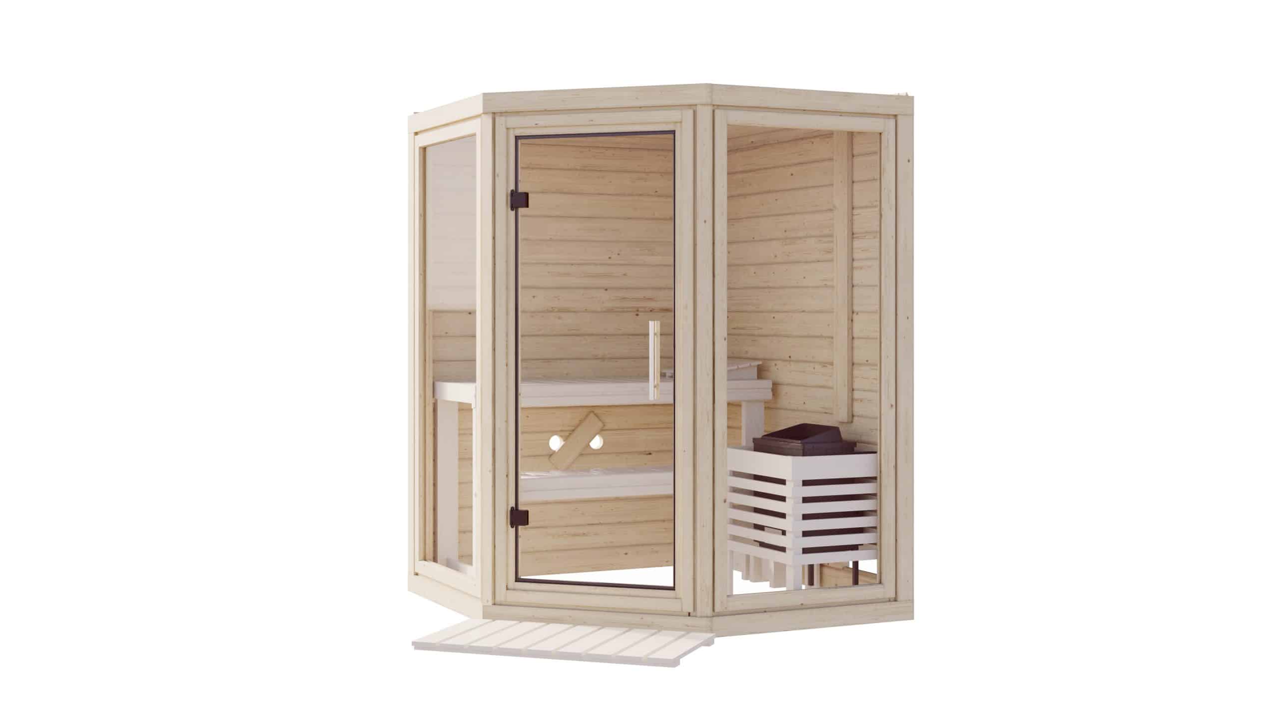Karibu Innensauna Aleyna inkl. Saunaofen 3