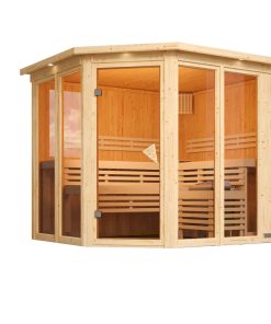 Karibu Innensauna Esma inkl. Saunaofen 9kW integr. Steuerung