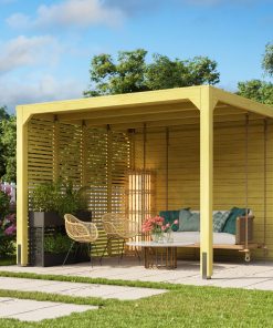 Karibu Pavillon naturbelassen 3