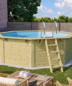 Karibu Pool "Netto 1" SET kdi mit Innenhülle blau