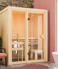 Karibu Sauna "View 1" SET naturbelassen 3